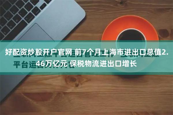 好配资炒股开户官网 前7个月上海市进出口总值2.46万亿元 保税物流进出口增长